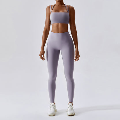 Seamless Yoga Set Workout Gym Clothing