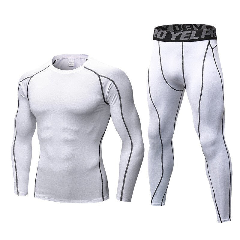 Men's PRO Bodybuilding workout sleeve + pants