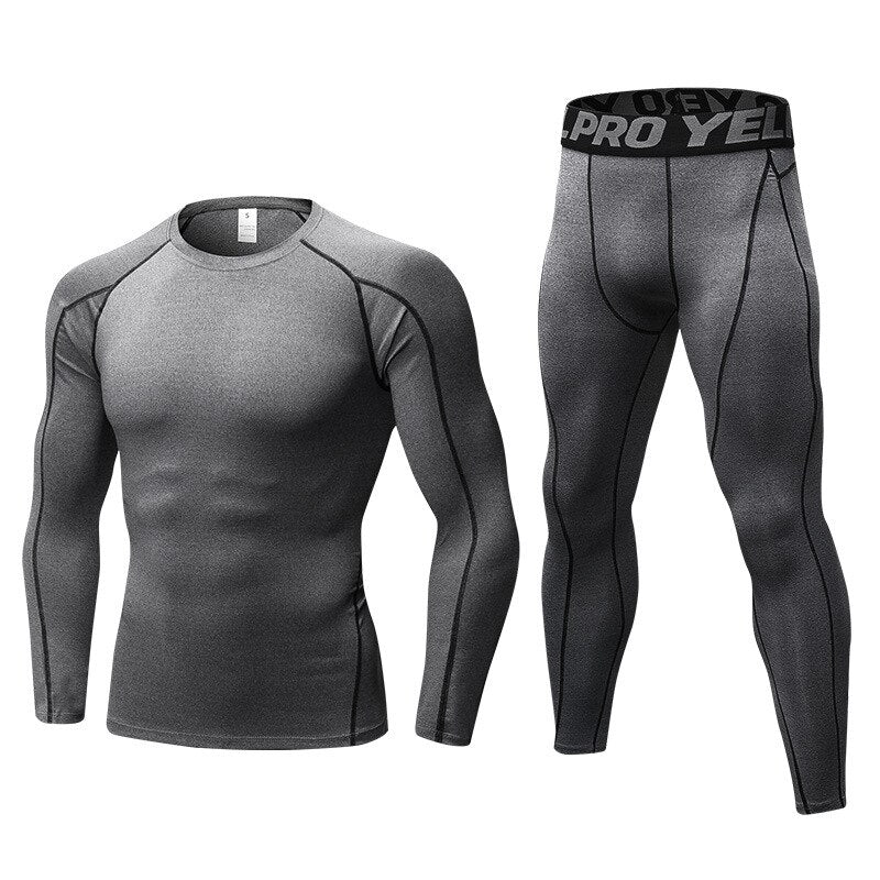 Men's PRO Bodybuilding workout sleeve + pants
